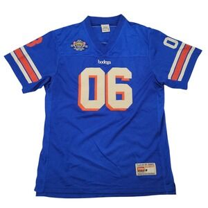 Bodega 06 Football Jersey Large Blue Mesh Y2K Streetwear Boston‎ LA Champs